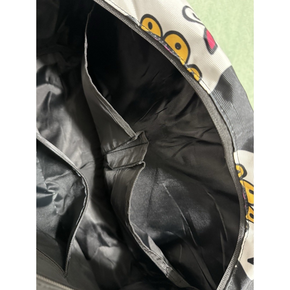 Skull Themed Duffle Bag With Liner, Zipper Pockets And Dividers. View 5